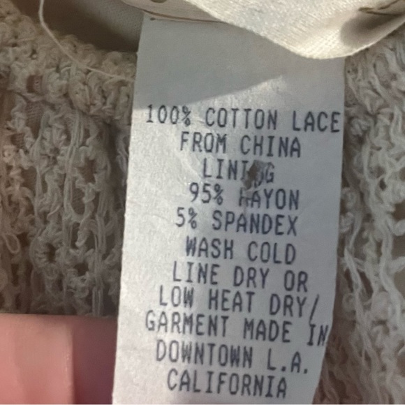 Jen’s Pirate Booty Truth Tunic Boho Cream Mini Dress - Picture 11 of 12